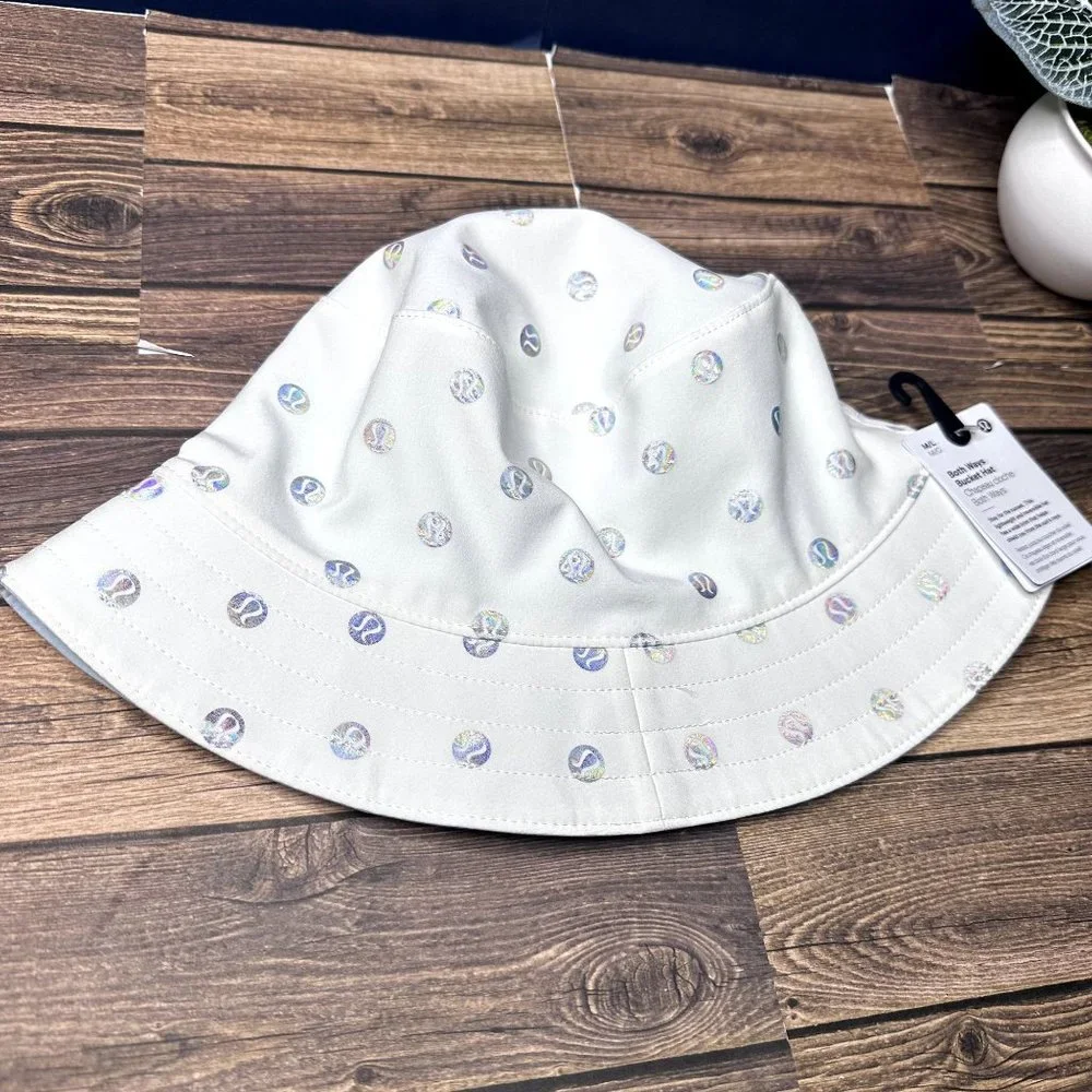 Lululemon Both Ways Bucket Hat Reversible *RAINBOW* NWT Size M/L (POYO/PWBE)_2